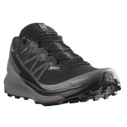 Salomon Sense Ride 4 Invisible GTX Shoe Men's in Black and Quiet Shade